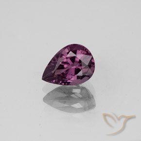 1.19ct Natural vinho roxo Espinélio, Formato de pêra, VVS