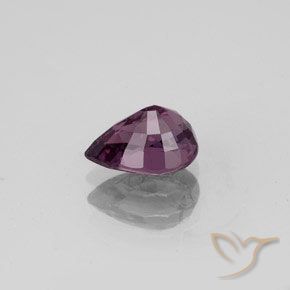 Espinélio vinho roxo Natural 1.19ct, Formato de pêra, VVS
