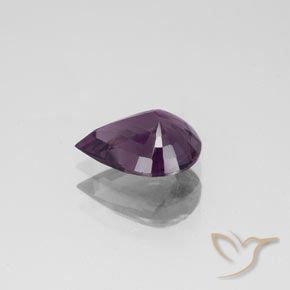 Espinélio uva roxa Natural 1.34ct, Formato de pêra, VS