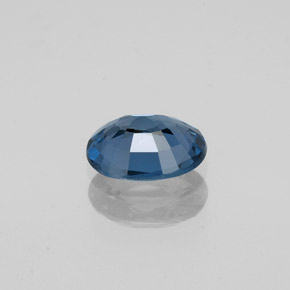 Espinélio azul natural 0,83ct, corte oval, VVS-VS