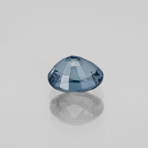 Espinélio azul natural 1,20ct, corte oval, VVS