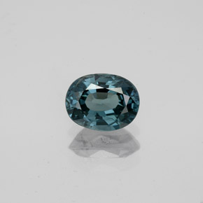 Espinélio verde natural 0,99ct, corte oval, VS-SI
