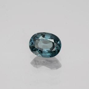 Espinélio verde natural 0,99ct, corte oval, VS-SI