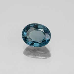 Espinélio azul natural 1,37ct, corte oval, VVS-VS