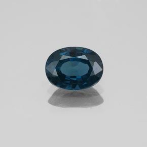 Espinélio azul natural 1,09ct, corte oval, SI