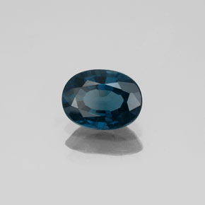 Espinélio azul natural 1,09ct, corte oval, SI