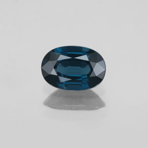 Espinélio azul natural 1,14ct, corte oval, VS-SI