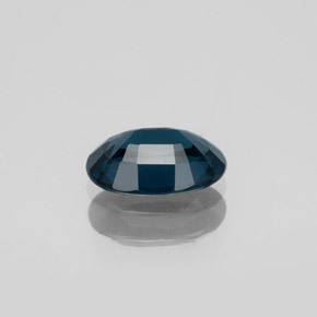Espinélio azul natural 1,14ct, corte oval, VS-SI