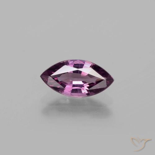 1.27ct Natural Roxo escuro Espinélio, Marquesa, VS