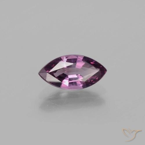 Espinélio Roxo escuro Natural 1.27ct, Marquesa, VS