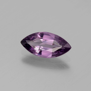 Espinélio roxo natural 1,06ct, marquise, VVS