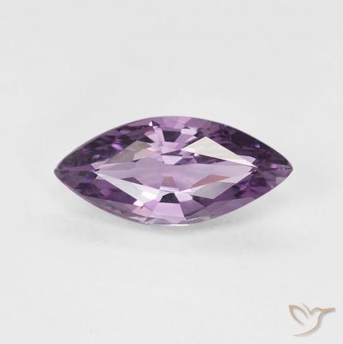 Espinélio roxo natural 1,01ct, marquise, VS