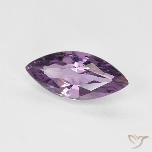 Espinélio roxo natural 1,01ct, marquise, VS