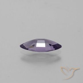 Espinélio violeta natural 0,98ct, marquise, VVS-VS