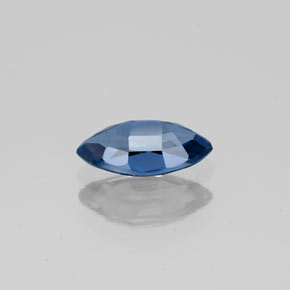 Espinélio azul natural 0,98ct, marquise, VS-SI