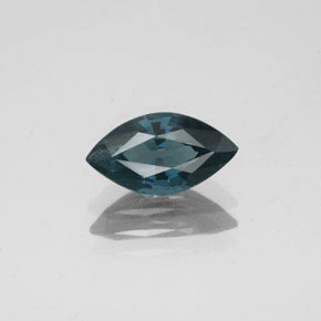 Espinélio azul natural 1,31ct, marquise, VS-SI