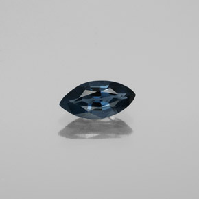 Espinélio azul natural 0,88ct, marquise, VS