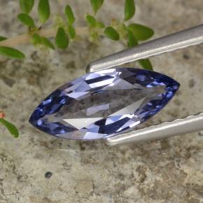 Espinélio violeta natural 0,86ct, marquise, VS-SI