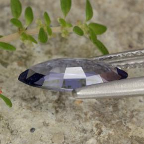 Espinélio violeta natural 0,86ct, marquise, VS-SI