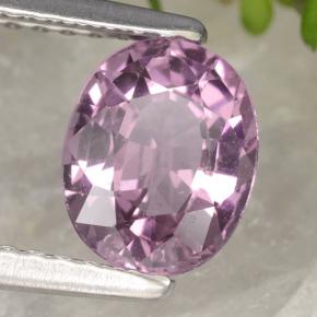 Espinélio roxo natural 1,33ct, corte oval, VS