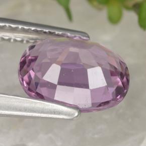 Espinélio roxo natural 1,33ct, corte oval, VS