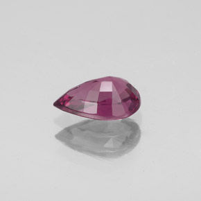 Espinélio violeta natural 1,08ct, formato de pêra, VS