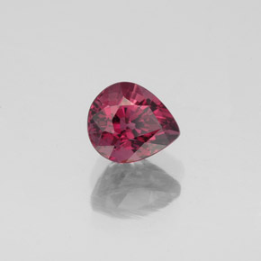Espinélio vermelho natural 1,06ct, formato de pêra, VS
