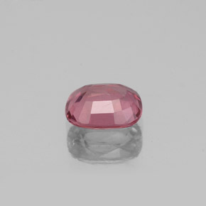 Espinélio vermelho natural 1,19ct, almofada cortada, VS