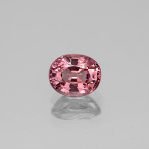Espinélio rosa natural 1,16ct, corte oval, VS