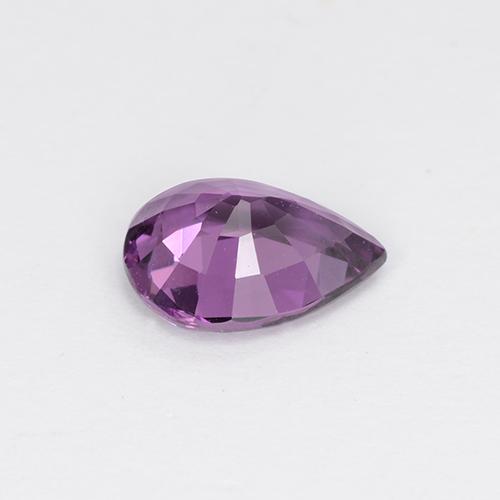 Espinélio roxo natural 1,02ct, formato de pêra, VS