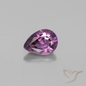 1.00ct Natural Roxo médio-claro Espinélio, Formato de pêra, VS