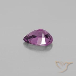 Espinélio Roxo médio-claro Natural 1.00ct, Formato de pêra, VS