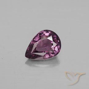 1.33ct Natural Roxo profundo Espinélio, Formato de pêra, VVS