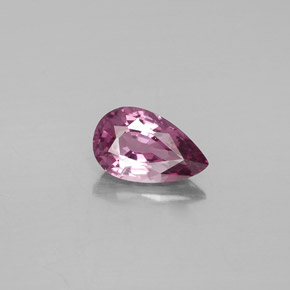 Espinélio roxo médio Natural 1.24ct, Formato de pêra, VVS