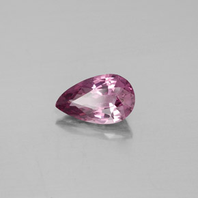 Espinélio roxo médio Natural 1.24ct, Formato de pêra, VVS