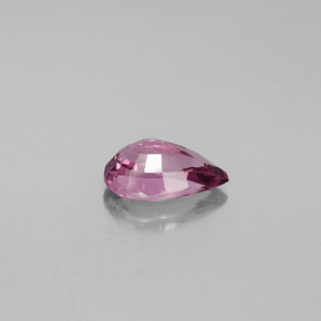 Espinélio roxo médio Natural 1.24ct, Formato de pêra, VVS