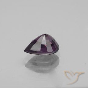 Espinélio Roxo profundo Natural 1.07ct, Formato de pêra, VVS-VS