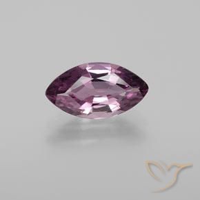 Espinela roxa de 1,58 quilates, marquise de 10,6 x 5,8 mm cortada da Tanzânia, Photo A