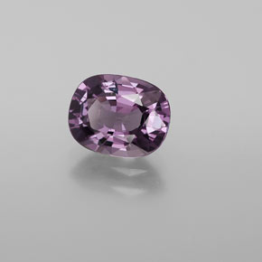 Espinélio roxo natural 1,65ct, corte oval, VS