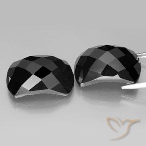 Pedras preciosas de Espinélio Preto natural de 27.19 ct, Chique, Opaco