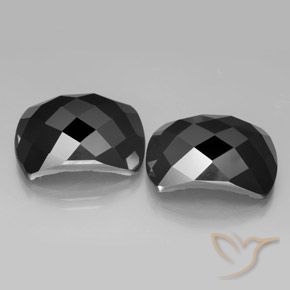 Pedras preciosas de Espinélio Preto natural de 27.03 ct, Chique, Opaco