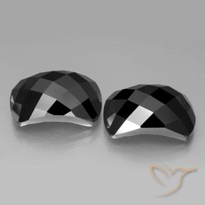 Pedras preciosas de Espinélio Preto natural de 27.48 ct, Chique, Opaco
