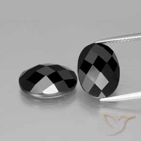 13.46ctw Natural Preto Espinélio, oval, Opaco