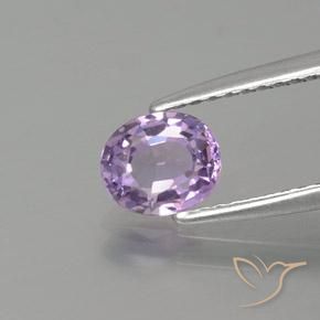 0.71ct Natural Rosa Violeta Médio Espinélio, oval, VVS-VS