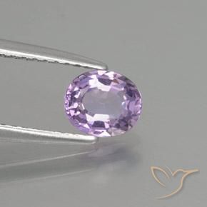 Espinélio Rosa Violeta Médio Natural 0.71ct, oval, VVS-VS
