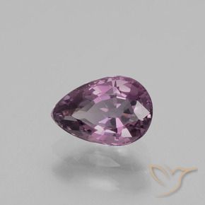 Espinélio Luz roxa Natural 1.07ct, Formato de pêra, VVS-VS