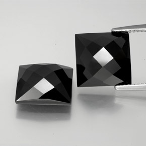 Pedras preciosas de Espinélio Schorl natural de 16.07 ct, Quadrado, Opaco