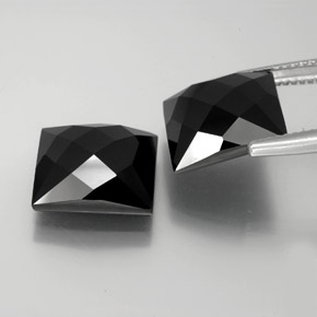 Pedras preciosas de Espinélio Schorl natural de 16.07 ct, Quadrado, Opaco