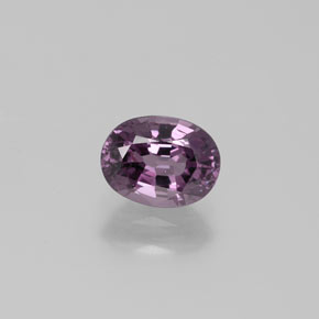 Espinélio roxo natural 1,60ct, corte oval, VS