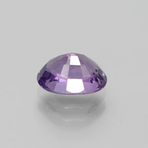 Espinélio violeta natural 1,44ct, corte oval, VS